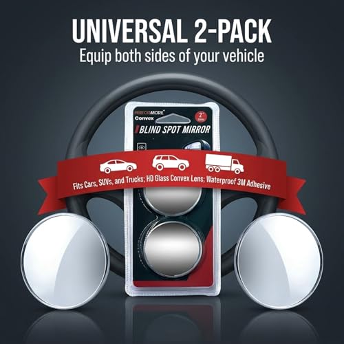 Performore blind spot mirror adhesive backing