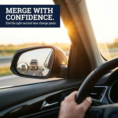 Performore convex mirror installed on car side mirror