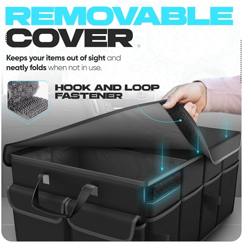 Side pockets on FORTEM vehicle organizer