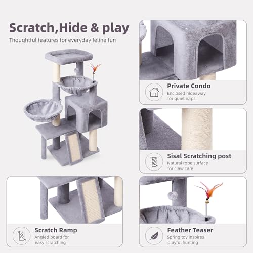 Detailed view of sisal wrapped scratching posts