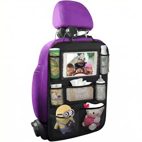 ONE PIX Backseat Car Organizer black front view