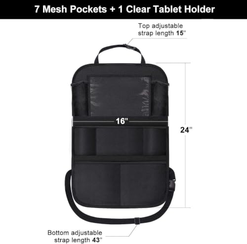 ONE PIX back seat organizer tablet holder view
