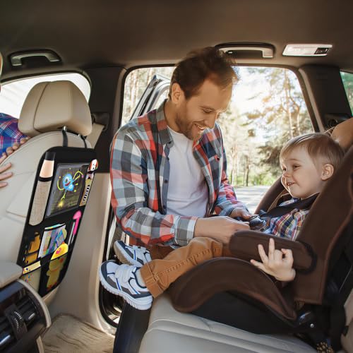 Adjustable buckle straps for car organizer installation