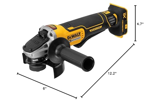 Angle grinder rear ventilation ports