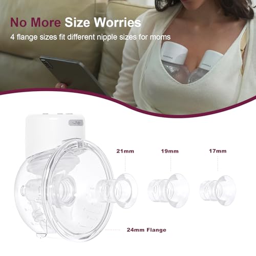 Included flange sizes for MOMPINKE S12