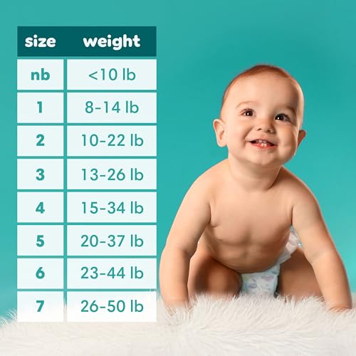 Angled view of the Pampers 92 count box