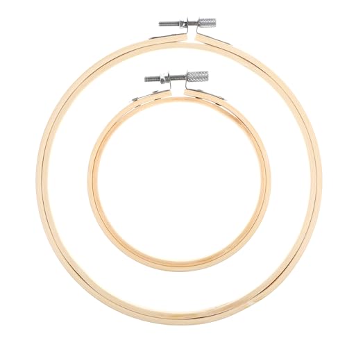 simarro 4 inch and 6 inch bamboo embroidery hoops