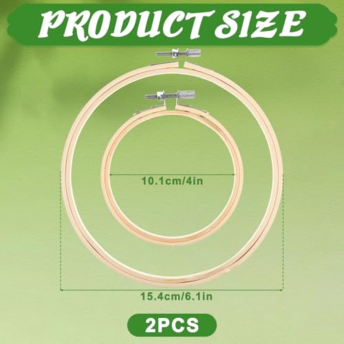 Embroidery hoop with stainless steel screw