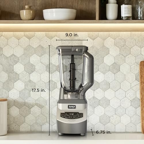 Ninja BL660 blender with spout lid attached