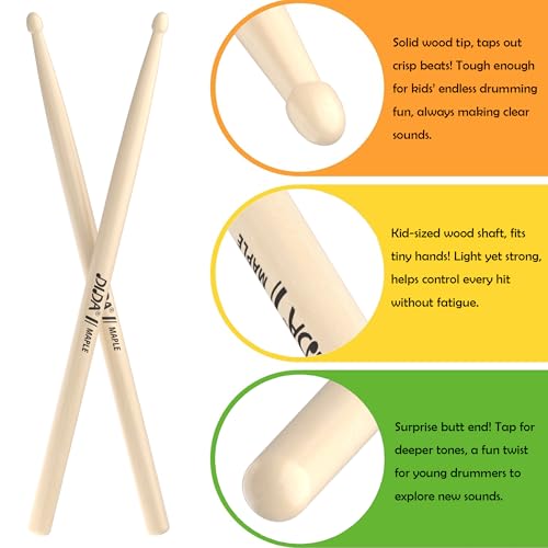 12.2 inch drumsticks for beginners