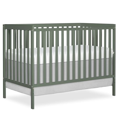 Dream On Me Synergy Crib Meadow Green front view