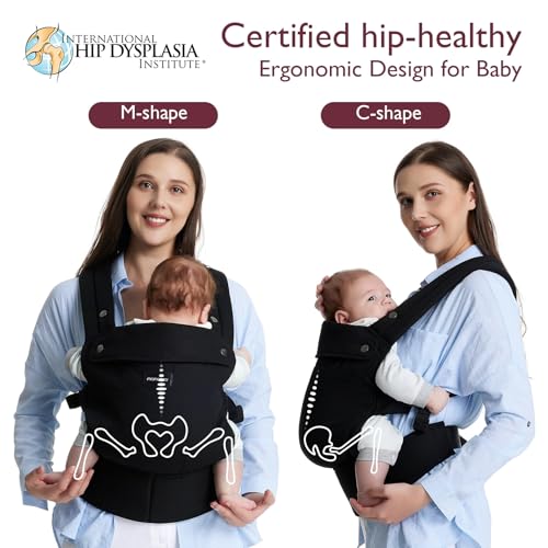 Momcozy PureHug Cotton-Black side profile