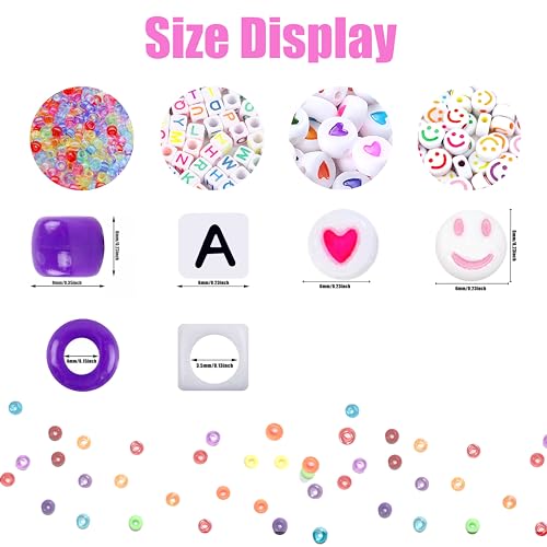 Elastic cord and hooks included in the bead kit