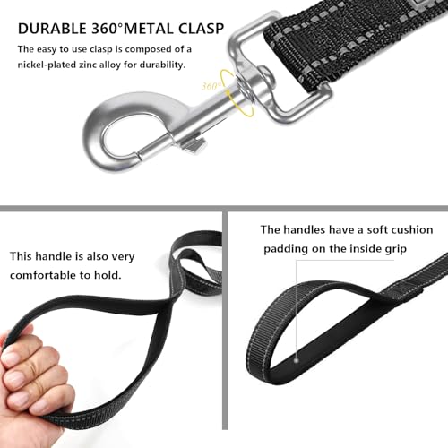 Padded handle of the Penseepet medium dog leash