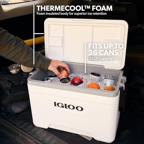 Igloo Marine Ultra 25 Qt side view showing handles