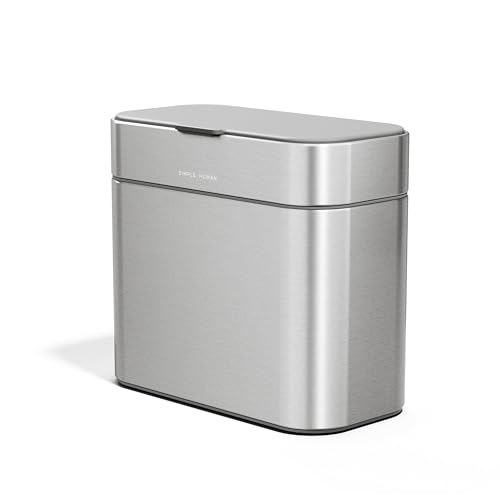 simplehuman 4L Brushed Stainless Steel Compost Caddy