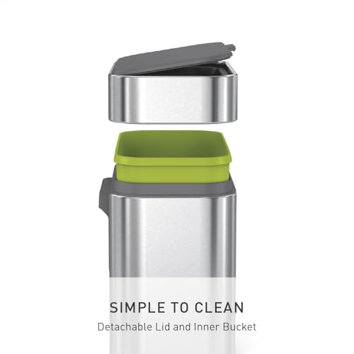Removable plastic inner bucket view