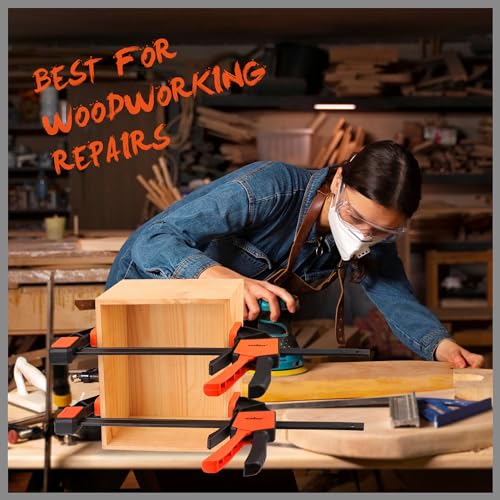 Side profile of woodworking clamp