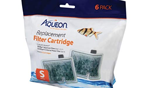 Aqueon Filter Cartridge Small 6 Pk package