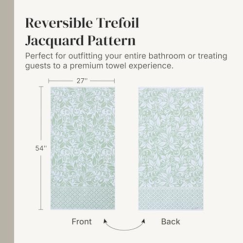 Close up of jacquard weave towel edge