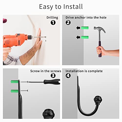 Durable one-piece metal hook design