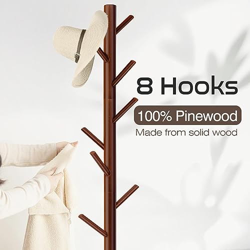 WANGMUXIA coat rack wooden grain detail
