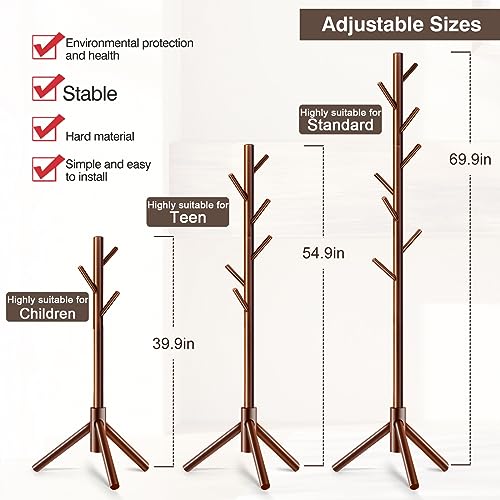 WANGMUXIA coat rack in a bedroom setting