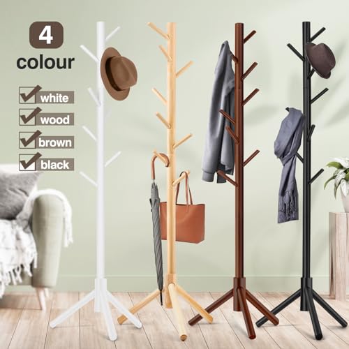 WANGMUXIA coat rack in an office entryway