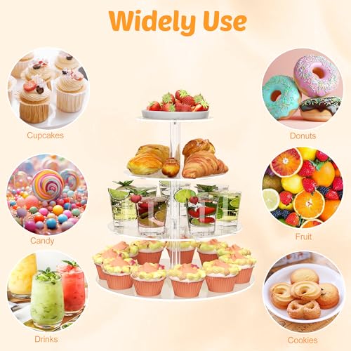 Weddingwish CS-4TIER-ROU stand components