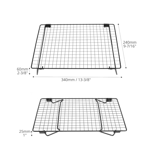 Two-tier stacked cooling rack system