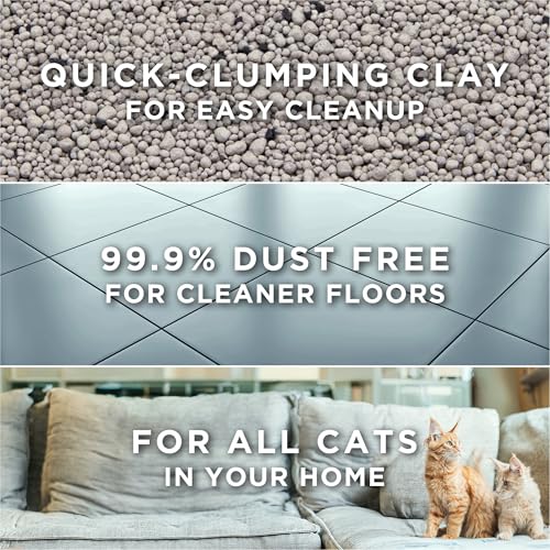 Purina Tidy Cats 16 lb clay litter bag side profile