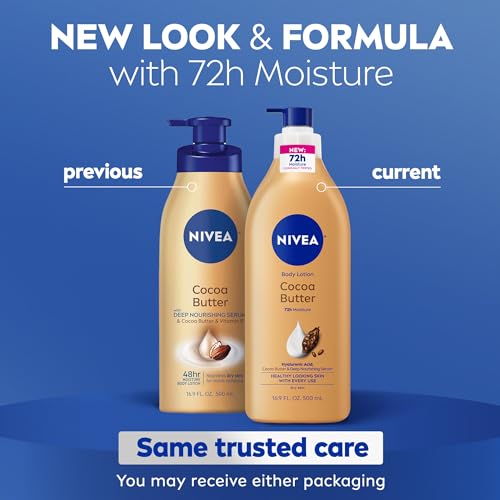 NIVEA Cocoa Butter Body Lotion pump bottle