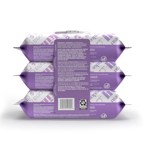 Three packs of Elements Sensitive Baby Wipes