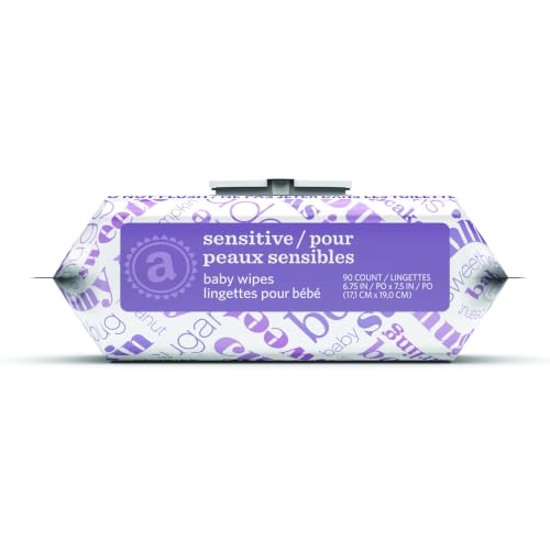 Flip-top lid on Elements Baby Wipes package
