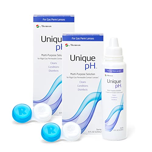 Menicon Unique pH Multi-Purpose Solution for RGP Lens 4 fl oz, 2 Pack front