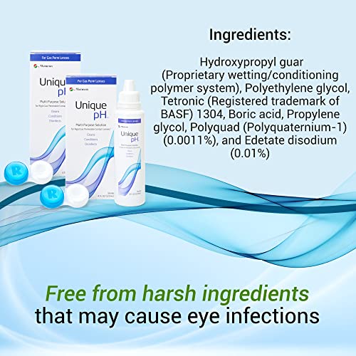 Menicon Unique pH Multi-Purpose Solution for RGP Lens 4 fl oz, 2 Pack lifestyle