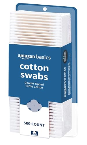 Basics Double-Tipped Cotton Swabs 500 Count box