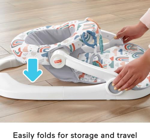 Fisher-Price seat folded for storage