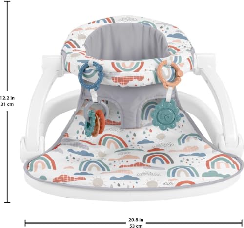 Fisher-Price seat with teether and clacker