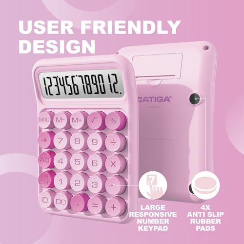 Top view of CATIGA pink mechanical buttons