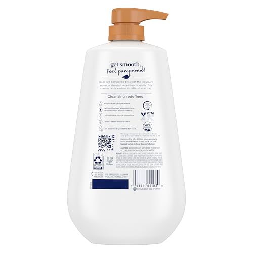 Close up of Dove body wash pump dispenser mechanism