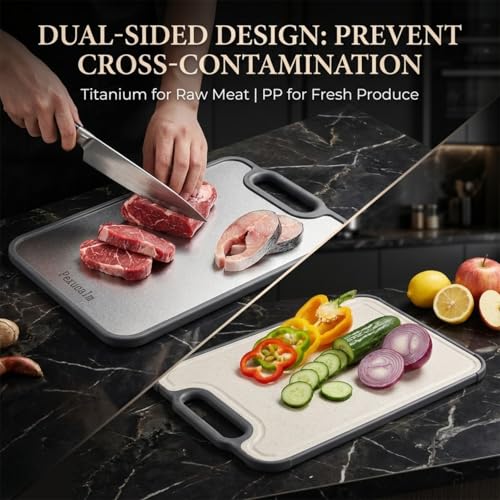 Wheat straw side of Pexucalm cutting board