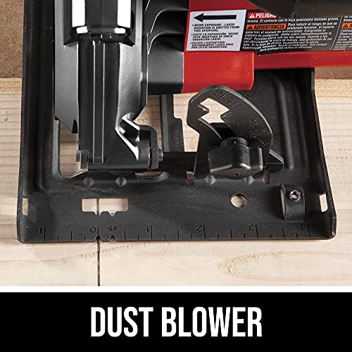 SKIL 7-1/4 inch circular saw bevel scale