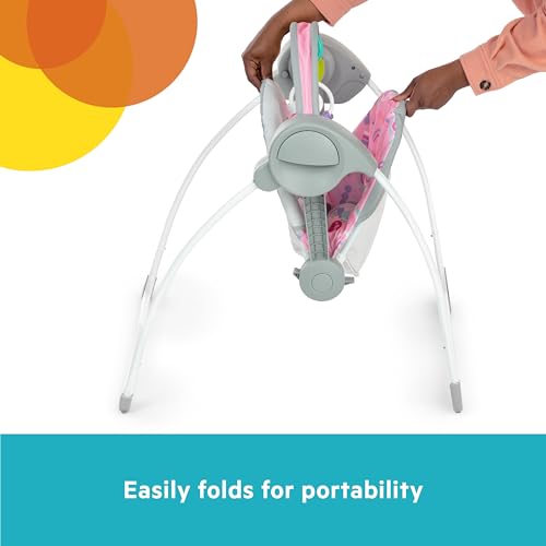 Close up of 5-point harness safety feature