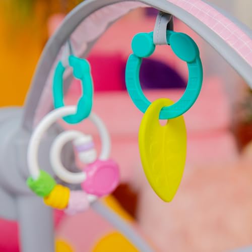 Non-slip feet on Pink Paradise swing base