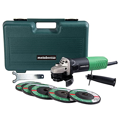 Metabo HPT G12SR4 angle grinder side profile