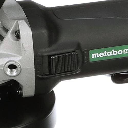 Metabo HPT angle grinder with side handle attached