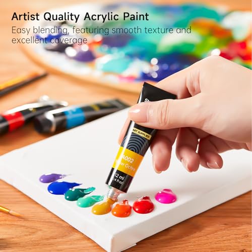 Included bonus paint brushes with paint set