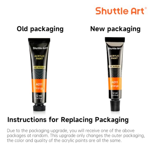 Back of packaging showing paint specifications