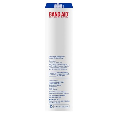 Band-Aid sterile bandage back view